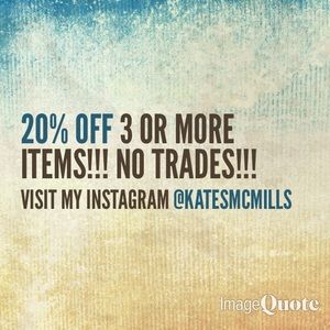 20% off 3 or more items